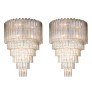 PS3077 Pair of Murano Glass Chandeliers
