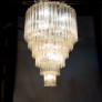 PS3077 Pair of Murano Glass Chandeliers