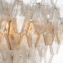 PS3078 Hand Blown Glass Chandelier