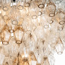 PS3078 Hand Blown Glass Chandelier