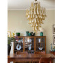 PS3081 Honey Colored Murano Chandelier