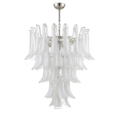 PS3088 White Murano Chandelier