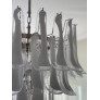 PS3088 White Murano Chandelier