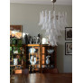 PS3088 White Murano Chandelier