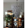 PS3088 White Murano Chandelier