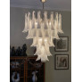 PS3088 White Murano Chandelier