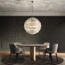 PS3090 Venini Poliedri Sfera Chandelier Large