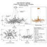 PS3092 Voa Ballerina Large Chandelier