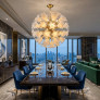 PS3093 Sputnik Bud Flower Chandelier