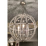 PS3150 Silver Leaf Sputnik Ball Chandelier