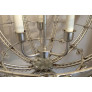 PS3150 Silver Leaf Sputnik Ball Chandelier