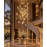 PS3156 Gold Glass Pendant