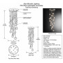 PS3158 Crystal Balls Chandelier