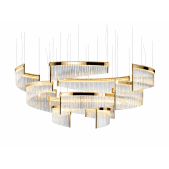 PS3159 Double LED Lighting Murano Glass Chandelier