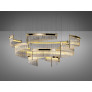 PS3159 Double LED Lighting Murano Glass Chandelier