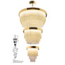 PS3161 Chandelier 3 Metal Rings