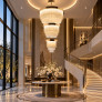 PS3161 Chandelier 3 Metal Rings