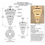 PS3161 Chandelier 3 Metal Rings