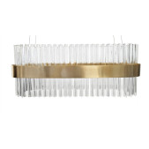 PS3169 Transparent Trihedron Glasses Chandelier