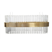 PS3169 Transparent Trihedron Glasses Chandelier