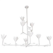 PS3304 9 Bloom Plaster Chandelier