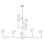 PS3304 9 Bloom Plaster Chandelier