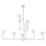 PS3304 9 Bloom Plaster Chandelier