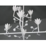 PS3304 9 Bloom Plaster Chandelier