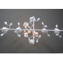 PS3304 9 Bloom Plaster Chandelier
