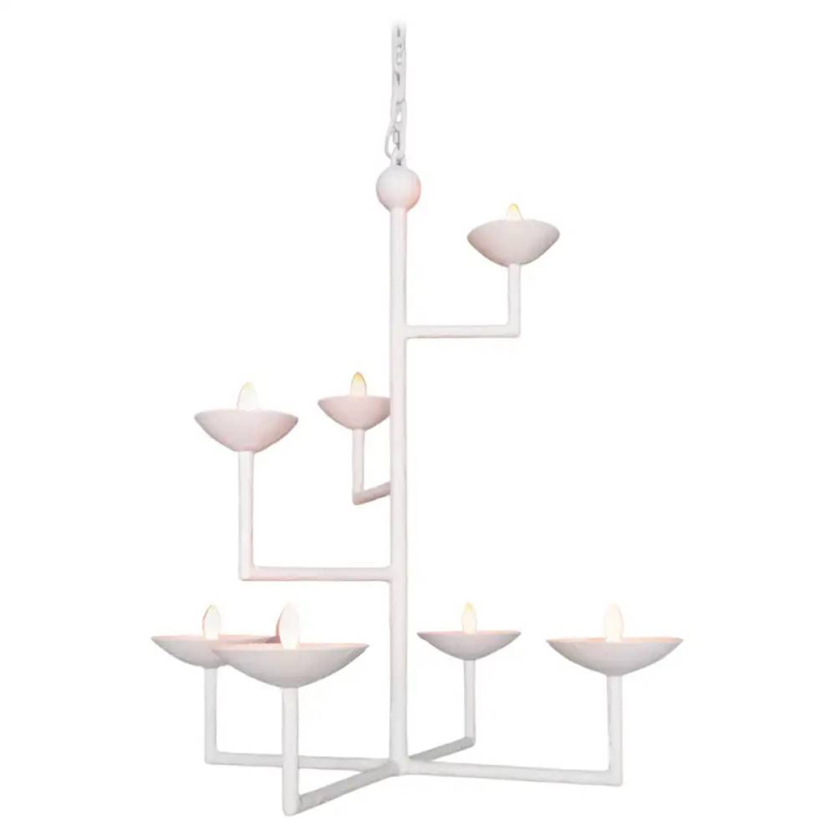 PS3305 7 Cup Plaster Chandelier