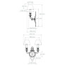 PS3309 Carrouges Wall Light