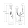 PS3311 Rococo Wall Light