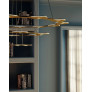 PS6069 FLAT SATURN CHANDELIER