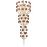 PS6107 Eccentrica Chandelier