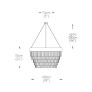 PS9008 AQUARELLES CHANDELIER