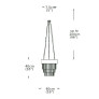 PS9008 AQUARELLES CHANDELIER