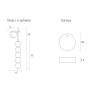 PS9030 ABACUS WALL LAMP