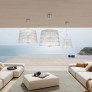 PS9044 TUILE DE CRISTAL CHANDELIER