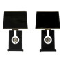 PS9091 BLACK RESIN DESK LAMPS