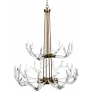 PS9093 HYRA CHANDELIER 2-TIER CRYSTAL DEER