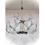 PS9093 HYRA CHANDELIER 2-TIER CRYSTAL DEER