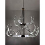 PS9093 HYRA CHANDELIER 2-TIER CRYSTAL DEER