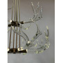 PS9093 HYRA CHANDELIER 2-TIER CRYSTAL DEER