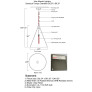 PS9125 CONIQUE CHANDELIER
