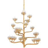 PS9131 AGAVE GOLD CHANDELIER