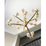 PS9131 AGAVE GOLD CHANDELIER