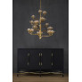 PS9131 AGAVE GOLD CHANDELIER