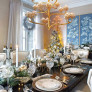 PS9131 AGAVE GOLD CHANDELIER