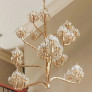 PS9131 AGAVE GOLD CHANDELIER