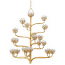 PS9131 AGAVE GOLD CHANDELIER